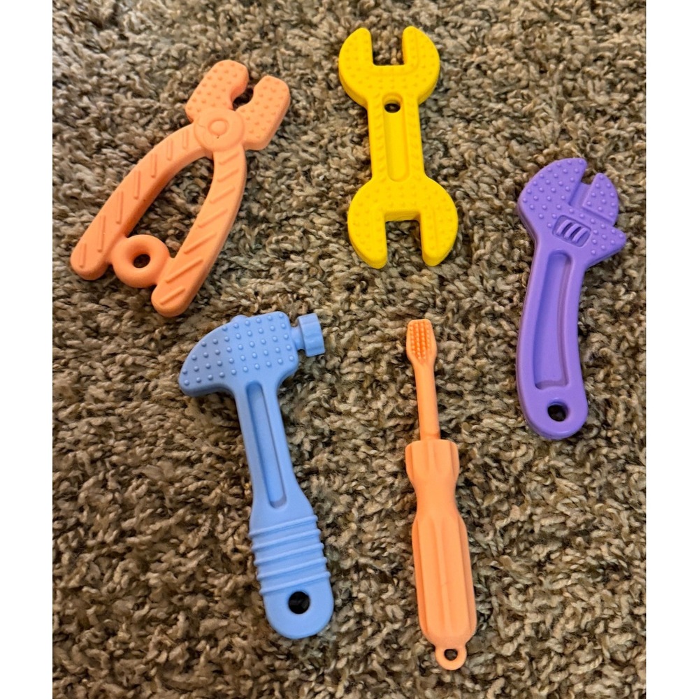 Nuby-Soft Silicone Tools Teething Toys (5)